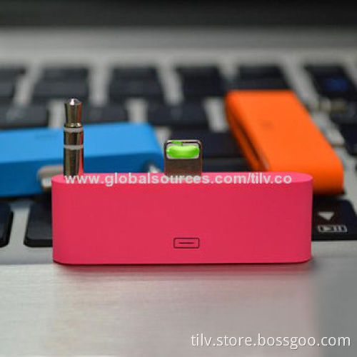 Mini Wireless FM Radio Car Audio Adapter for iPhone 5, Measures 45*20*7mm